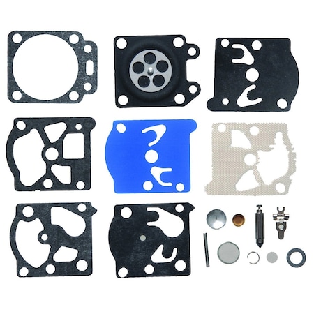 Sunbelt Rebuild Kit, Carburetor 0.19" x1.77" x2.42" A-B1WK22WAT